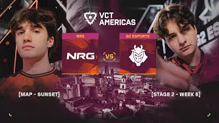 NRG vs. G2 - VCT Americas Stage 2 - Playoffs D2 - Map 2