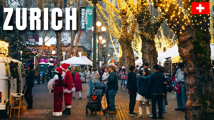 Zurich Christmas Market 2025 | Bahnhofstrasse Decorations & Winter Walk 🇨🇭🎄