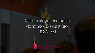 XIII Domingo Ordinario - domingo, 28 de junio  -  11:30 AM