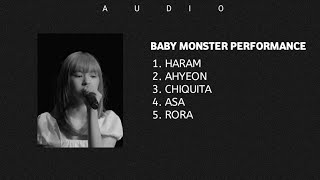 BABY MONSTER ALL PERFORMANCE (5/7) | (AUDIO)