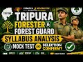 Tripura Forester & Forest Guard 2026 Study Plan | 6 Months Strategy 🔥 Complete Preparation Roadmap