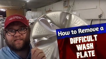How to Remove a Wash Plate that is Stuck on a Washing Machine - LG Pulsator Wash Plate Removal