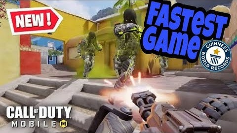 *New* mode Attack of the Undead world record for fastest game: Call of Duty Mobile