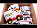 救急車ミニカーが走る！坂道緊急走行テスト！Ambulance miniature car runs! Emergency driving test! With siren