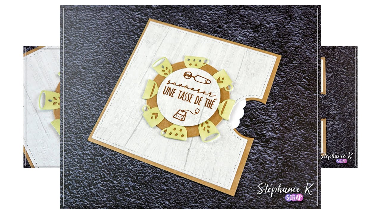 Scrapbooking Carte interactive hiver 2 par Stéphanie K. Scrap YouTube