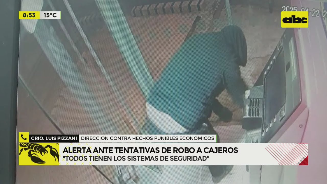Nueva modalidad de asalto a cajeros pone en alerta a la Policía