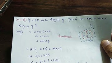 Intersection of subgroups is also a subgroup.