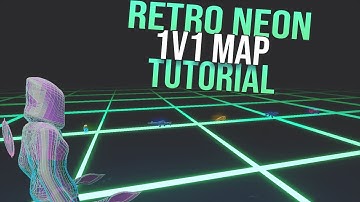 The Most Satisfying *NEON RETRO* 1V1 Fortnite Creative Map Tutorial (Fast & Easy Guide)