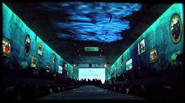 Projection mapping submerged tunnel