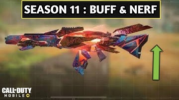 *NEW* Codm Season 11 BUFF and NERF | Codm Test Server