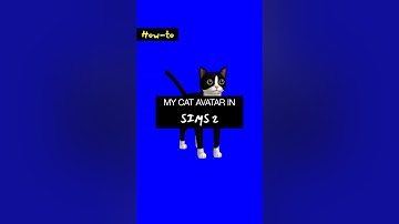 How to make my cat avatar in SIMS 2 🧐 #aitwin
