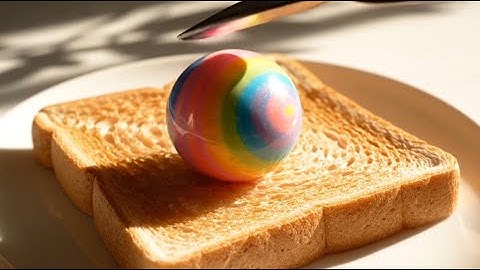 Planet Spread on Toast 🍞🌍 | AI ASMR – Oddly Satisfying & Relaxing