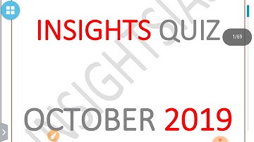 MAP PRACTICE-INSIGHTSIAS QUIZ OCTOBER 2019:UPSC/STATE_PSC/SSC