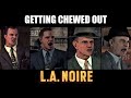 Cole getting chewed out by the captains  la noire  all bad endings