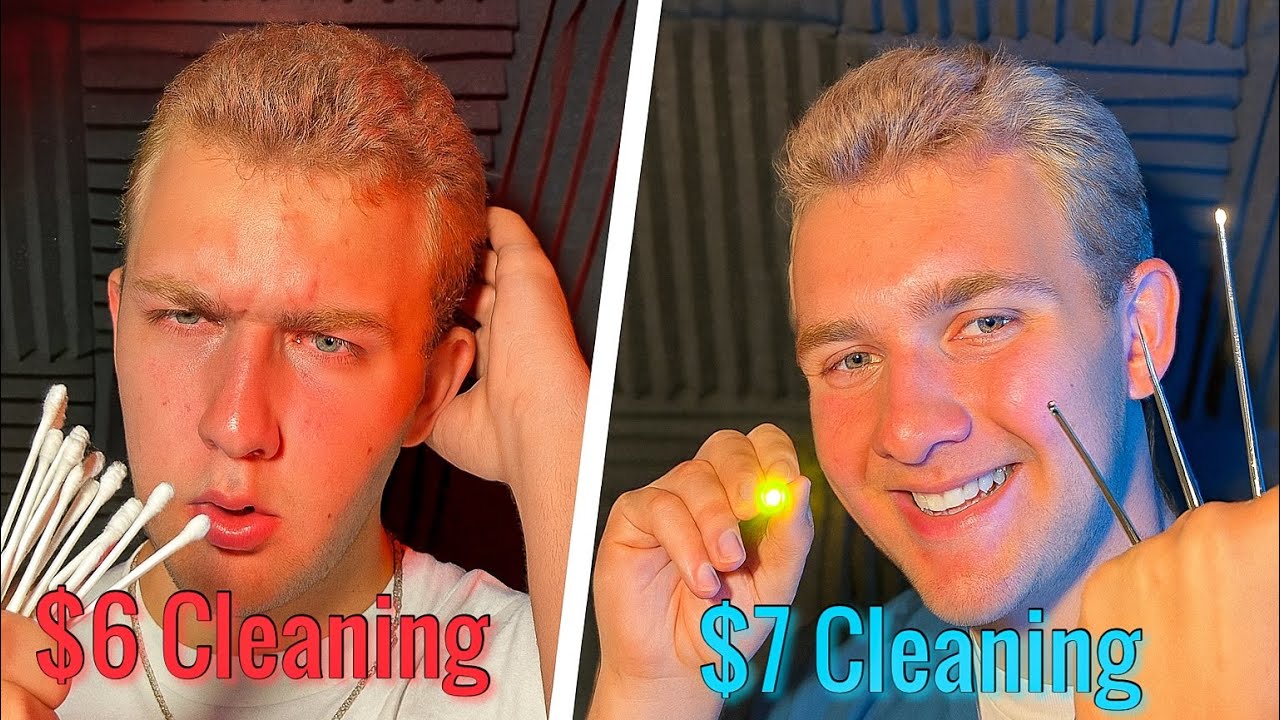 ASMR $6 VS $7 Ear Cleaning 