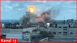 MOMENT: Ukraine launched strikes on Luhansk city with ATACMS missiles