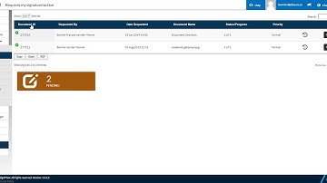 Unpacking your SigniFlow Dashboard - PENDING Basket