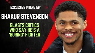 Shakur Stevenson promises 'DANGEROUS' Gervonta Davis BEATING & 135pound TAKEOVER