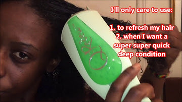 How I steamed with Q-Redew + First Impressions | Deep Conditioning Routine