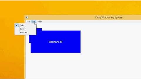Move, Rename, Resize Rectangle Using Legacy Windows GDI Graphics