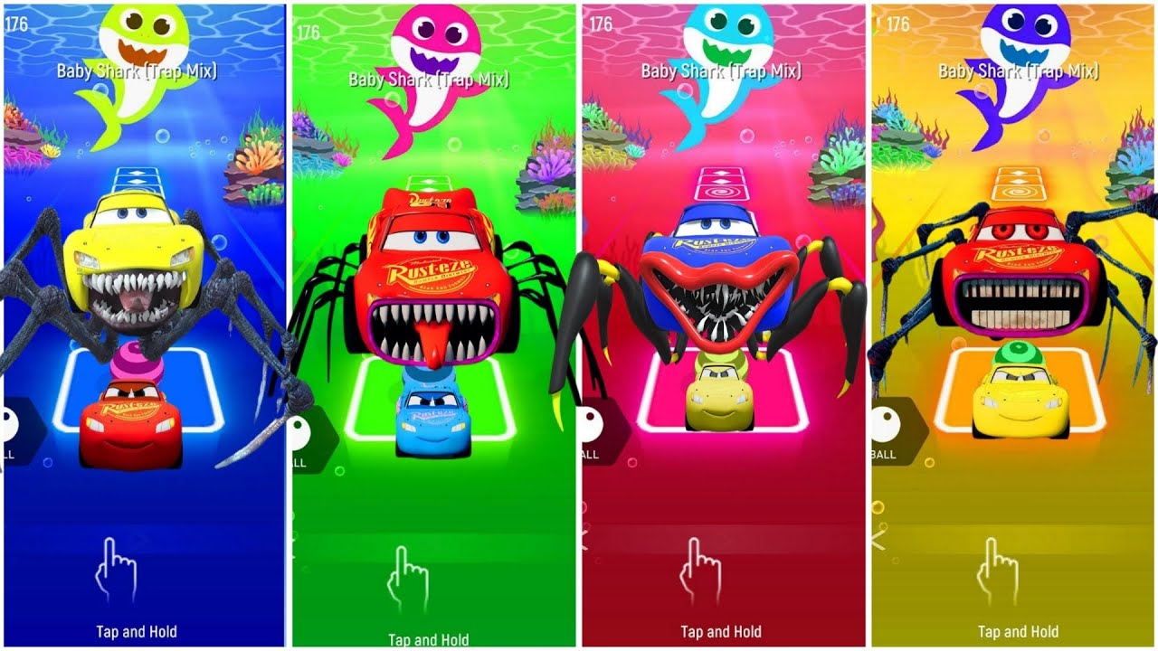 Lightning McQueen Eater - Coffin Dance Song (COVER) Tiles Hop EDM Rush