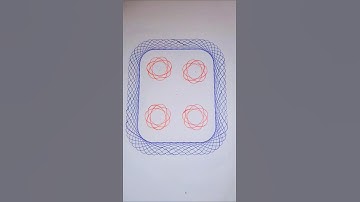 #spirograph🪄📏#2024 #art #drawing #satisfying #magic #ruler #relax #shorts #magic #asmr #design#draw