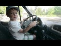 Как Дима учился ездить на машине/ Dima is driving a car