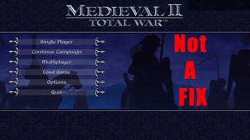 Medieval 2 has encountered an unspecified error and will now close | Medieval II: Total War