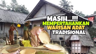 Halu dan Lesung Cara Masyarakat Sirnarasa Menumbuk Padi || Dengan Menggunakan Alat Tradisional