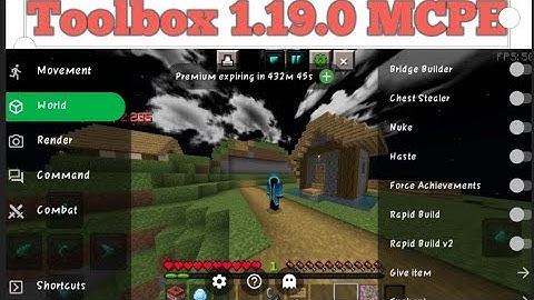 Infinite premium Toolbox 1.19.2 and 1.19.0||32bit and 64bit TOOLBOX||No Ads||Give Item Working||