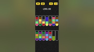 water sort puzzle level 201