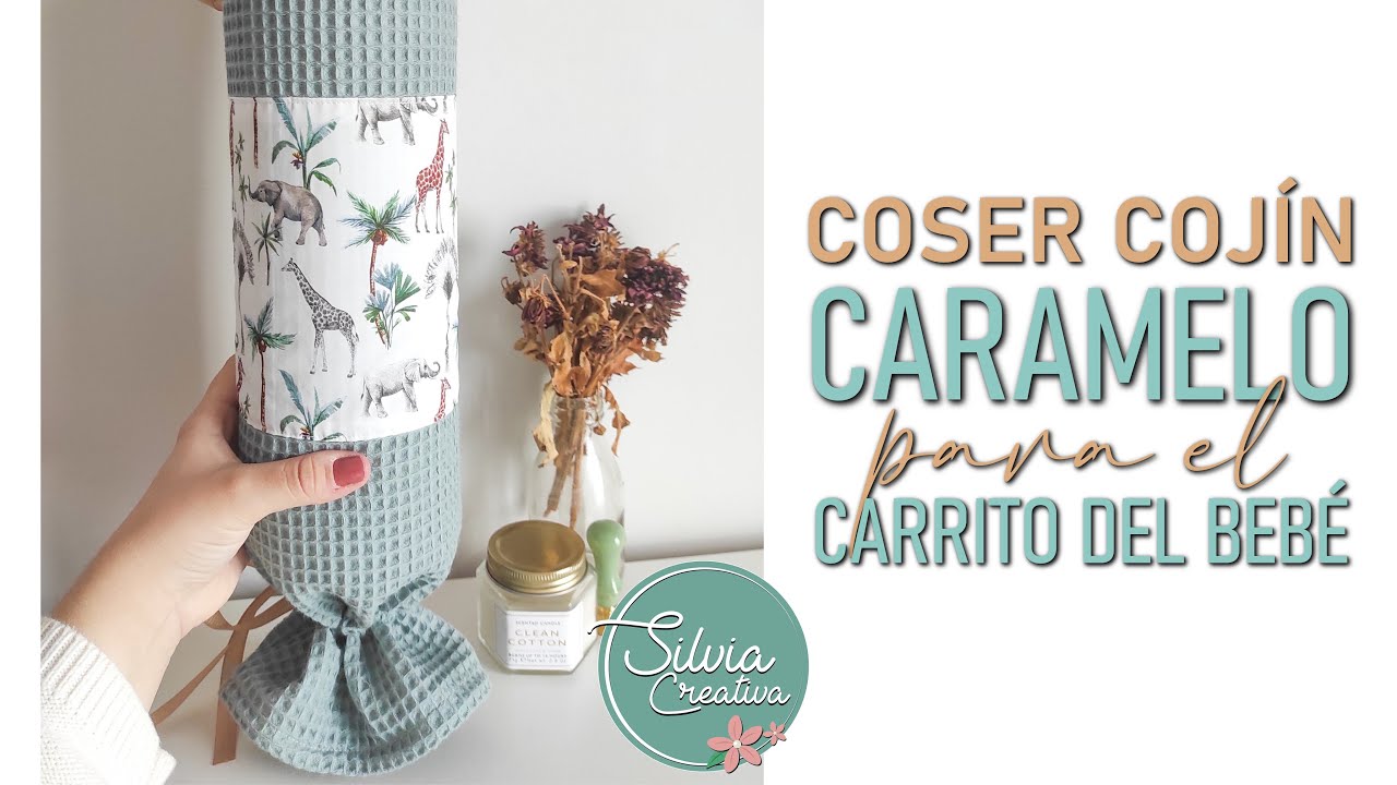 Coser un COJÍN CARAMELO para BEBÉ - carrito, cuna 