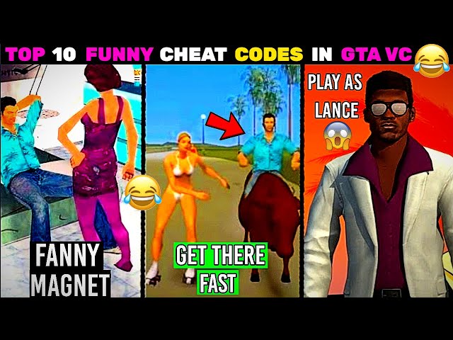 Top 10 Cheats - GTA Vice City PC 