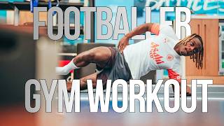 FOOTBALLER GYM WORKOUT