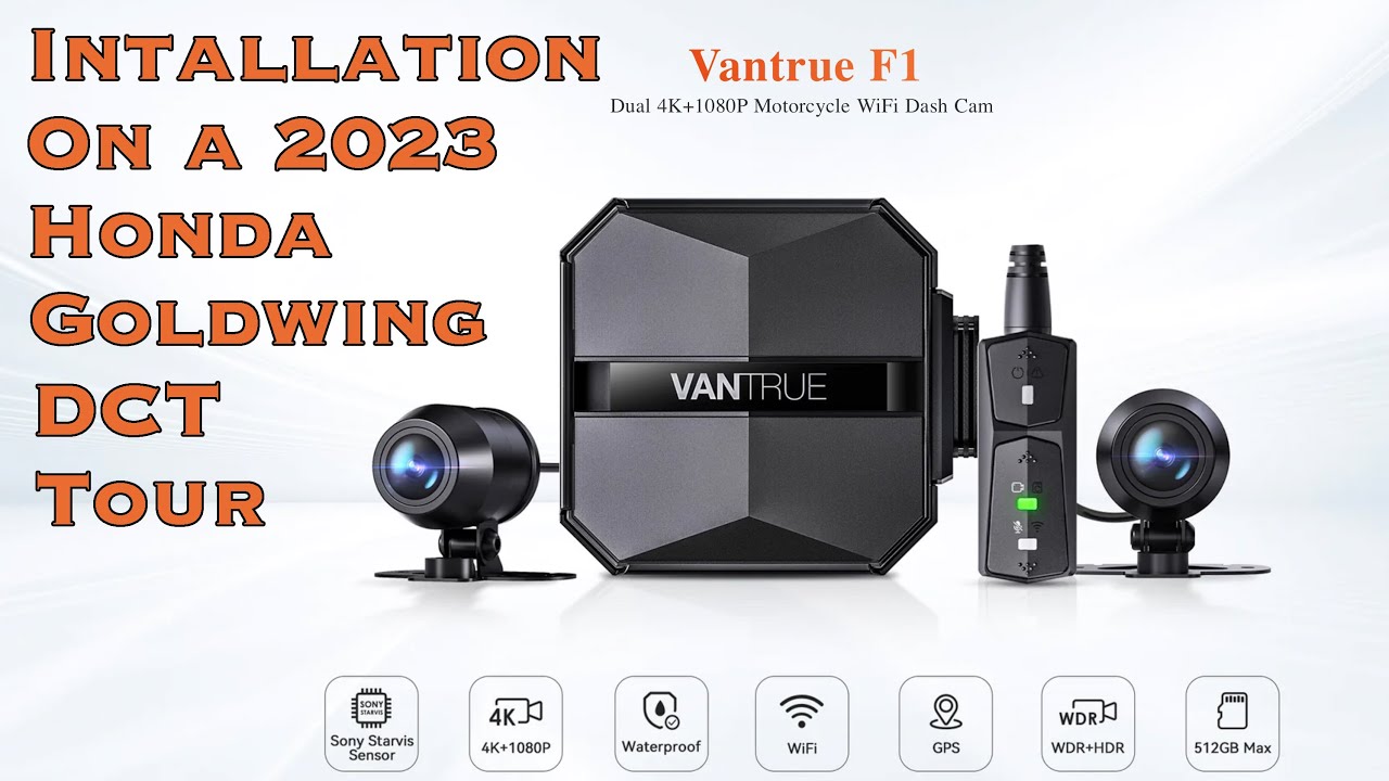 Dashcam moto Vantrue Falcon 1 F1