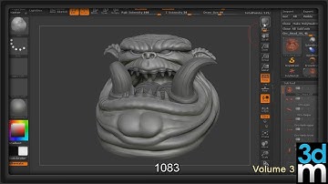 Orc Head ZBrush Series Pt. 3 (3dm Promo)