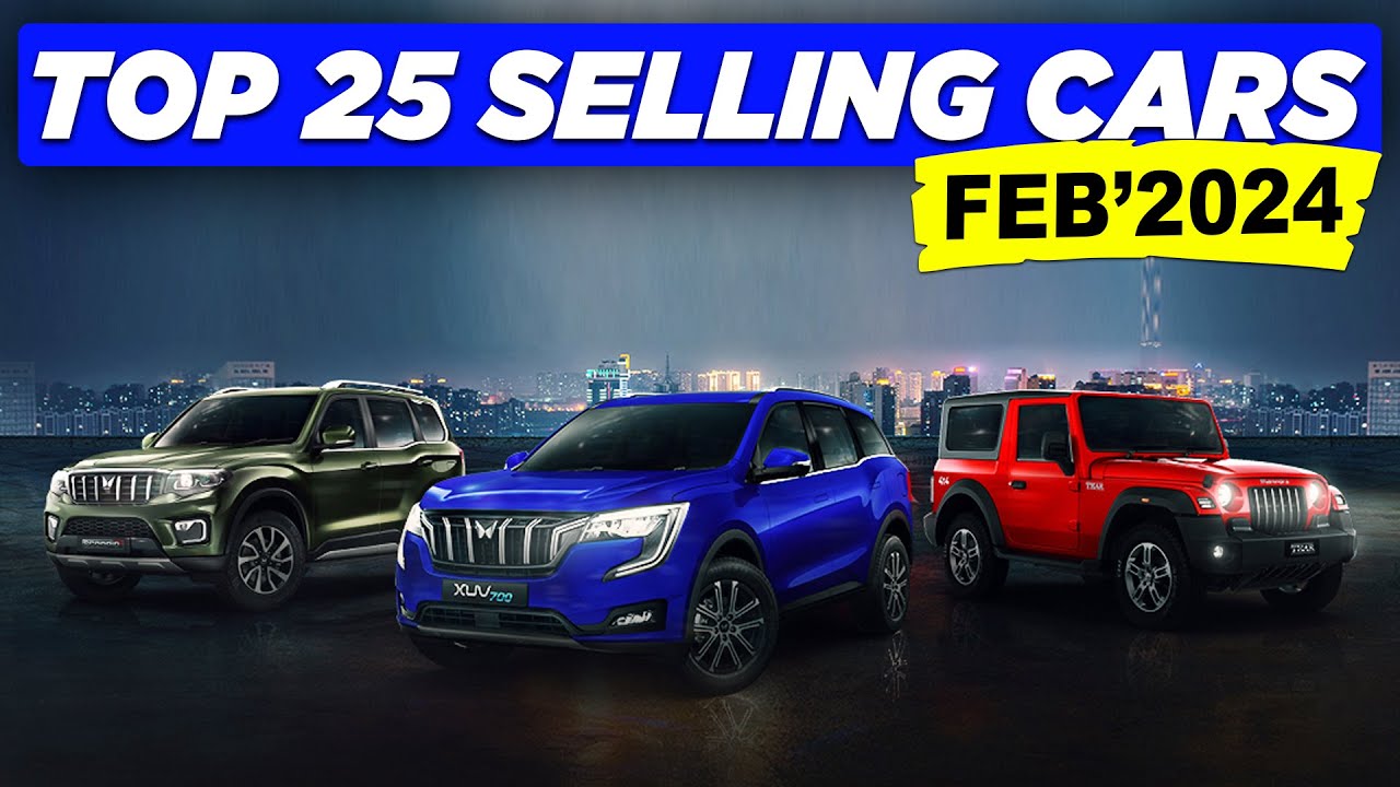 Top 25 Best Selling Car in india February 2024 top 25 cars YouTube