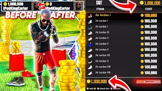 NBA 2K22 - 1,000,000 VC Shopping Spree In The City On Next Gen | iPodKingCarter