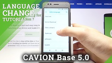 How to Change System Language in CAVION Base 5.0 – Manage System Language
