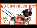 How To Fix A Lawn Mower With No Compression