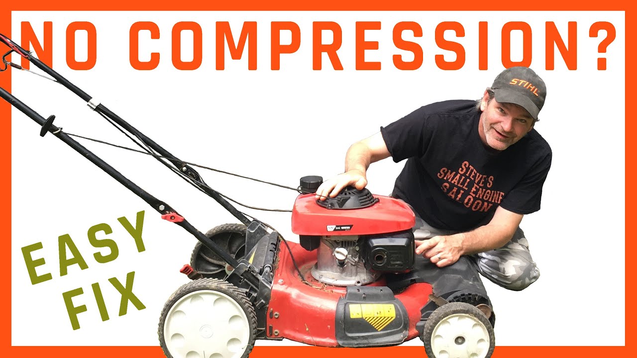 How To Fix A Lawn Mower With No Compression