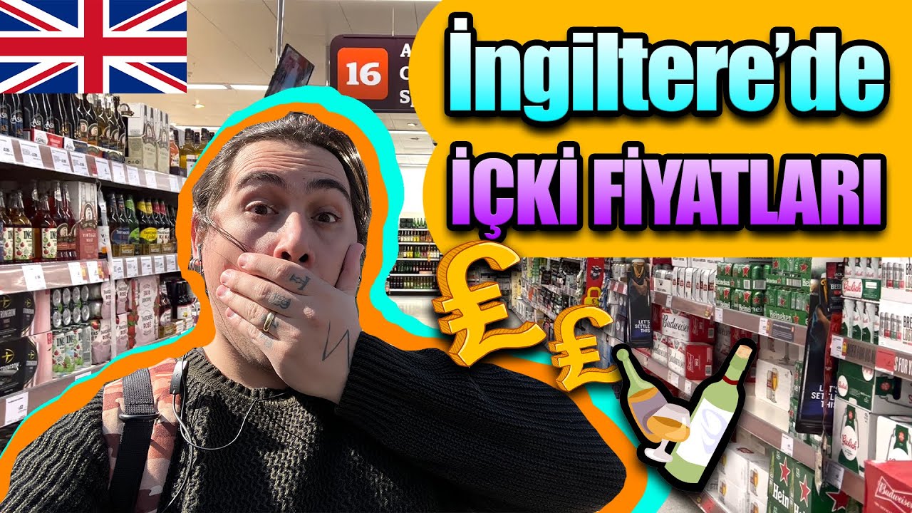 İngiltere'de İçki Fiyatları 💸🇬🇧 FULL ALKOL REYONU TURU