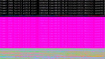 ffmpeg glitch