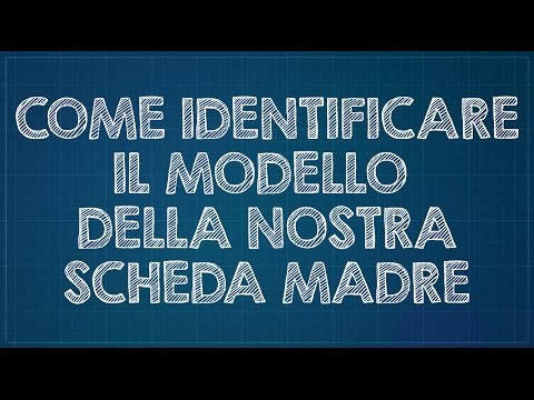 Video: Come Determinare Il Nome Della Scheda Madre