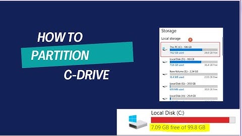 Disk Partitioning | C - Drive Partition | How to create new disk  | New Drive