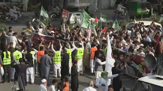 Demonstrators in Pakistan march in support of Palestinians | AFP