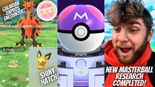 ✨I Got A Masterball In Pokemon Go! Shiny Hatch, Galarian Zapdos Encounter and More in Pokemon Go!✨