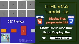 CSS Flexbox Tutorial For Beginners in Hindi (Tutorial 18 )  🔥 #webdesign