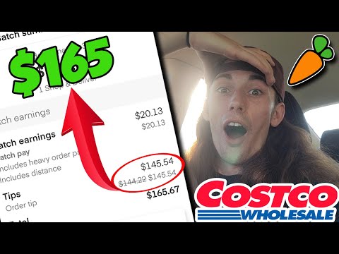 I GOT A $165 COSTCO BATCH!! ? ONLY COSTCO BATCHES ALL DAY!! | Instacart Shopper Vlog