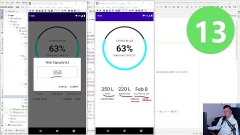 Android Jetpack Compose Jumpstart | 13. Capacity Input Dialog (2) And Date Picker